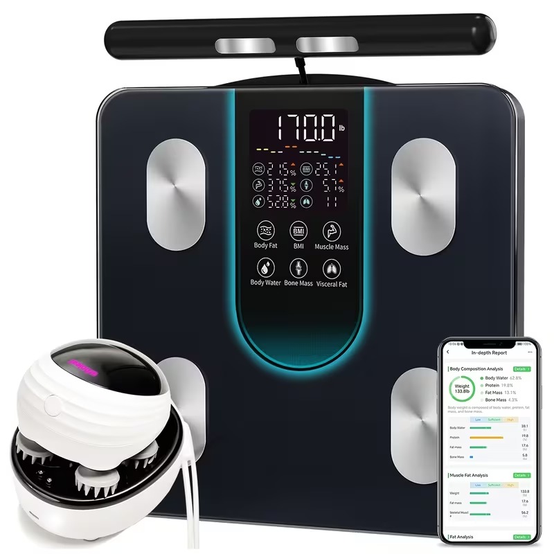Smart Body Composition Scale with Sensory Handle