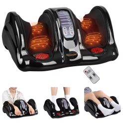 Heated Foot and Calf Massager with Deep Kneading and RC